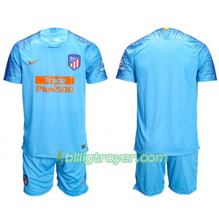 Billige Fotballdrakter Atlético Madrid Barn Bortedraktsett 2018/19 Kortermet